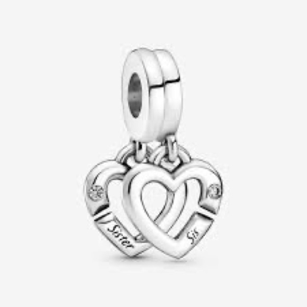 Brand new never worn Pandora sister charm’s